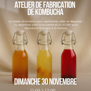 Atelier Kombucha - en présentiel
